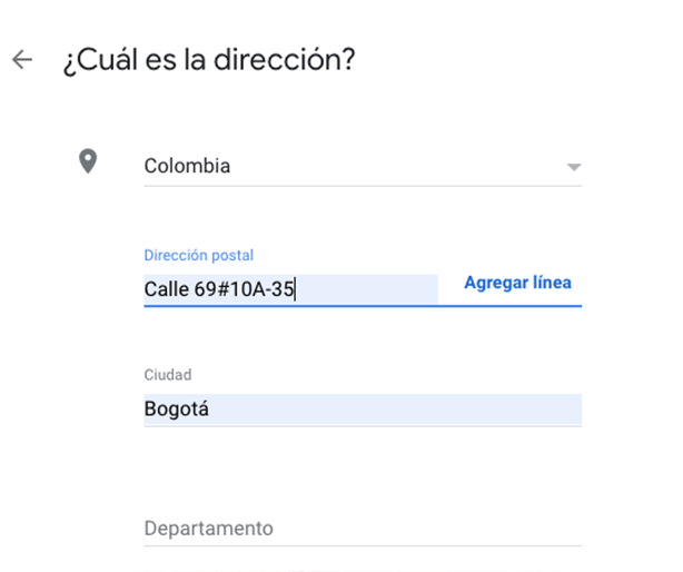 Añadir la dirección de mi comercio a Google Maps