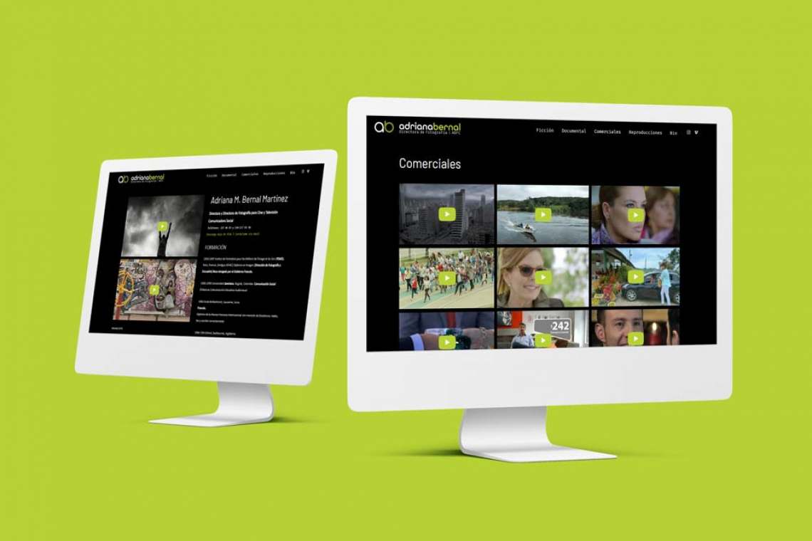 Portafolio web profesional y diseño de logotipo web